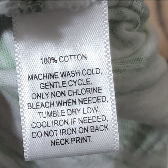 LOFT GREEN and white striped 100% cotton long sleeve tee shirt size small - Picture 6 of 6